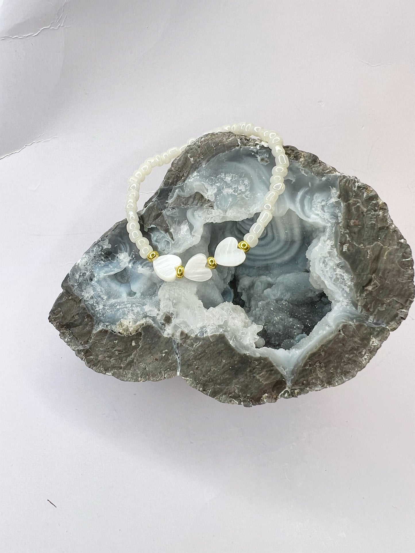 Blanc triple π€ Bracelet