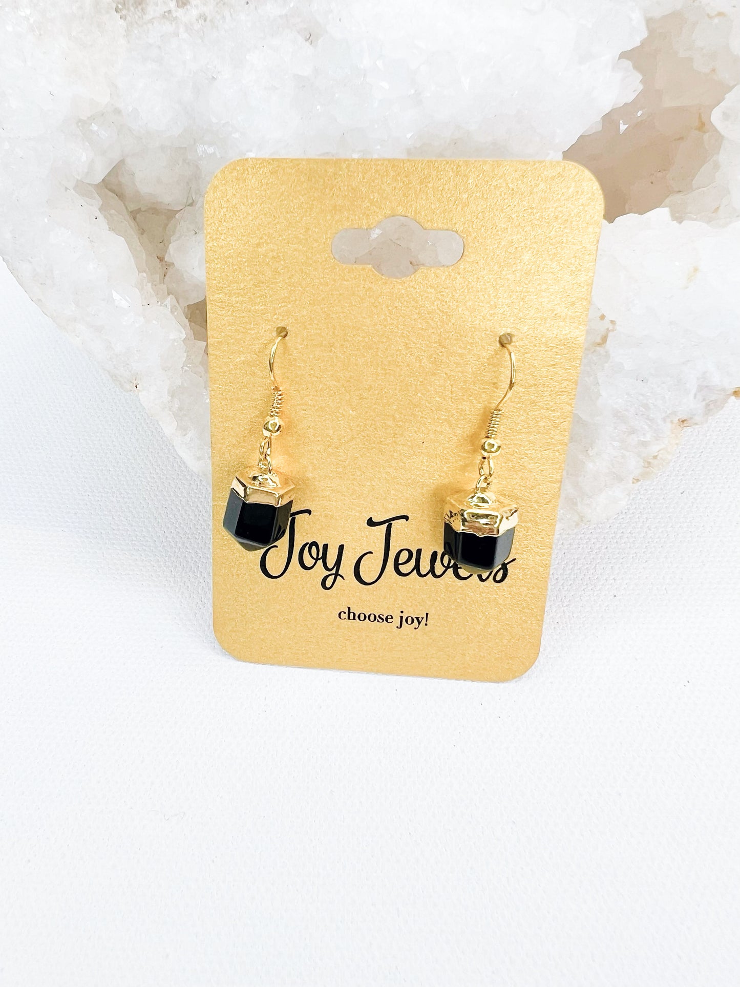 Onyx Drop Earrings
