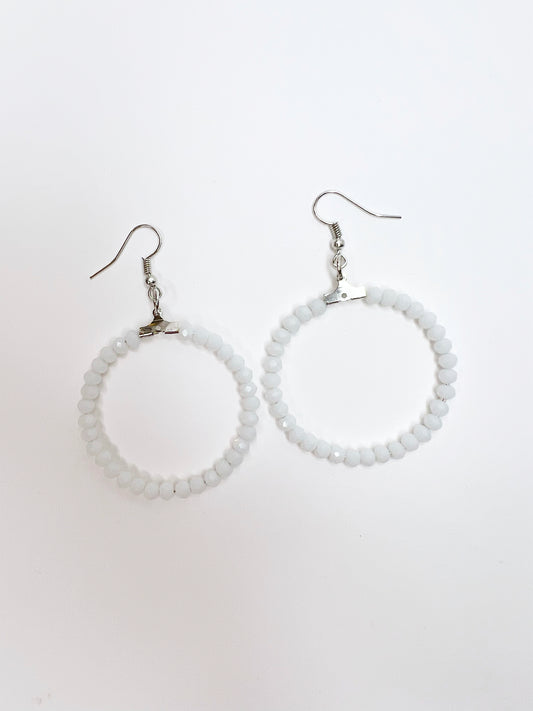 Crystal Hoop Earrings