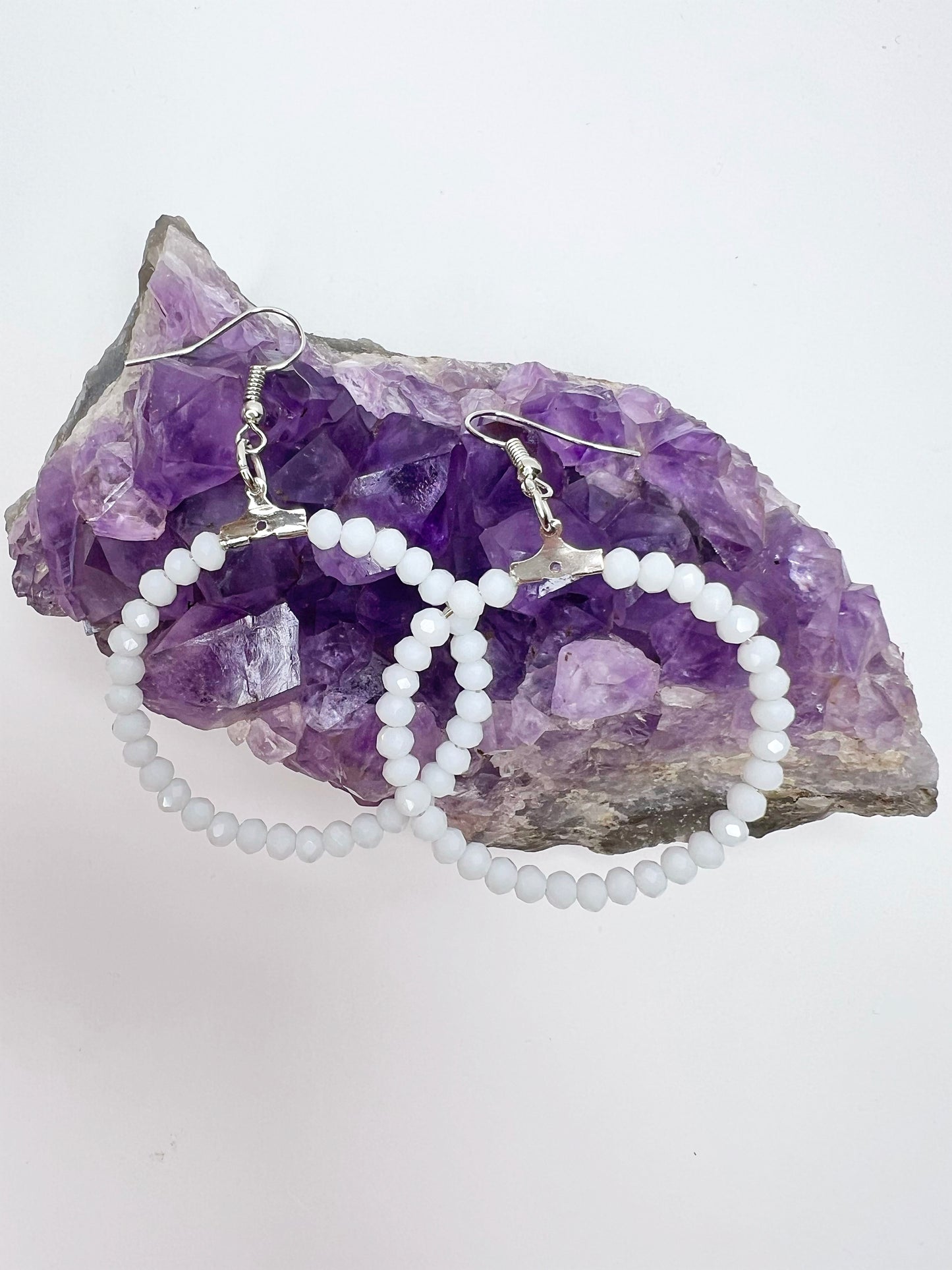 Crystal Hoop Earrings