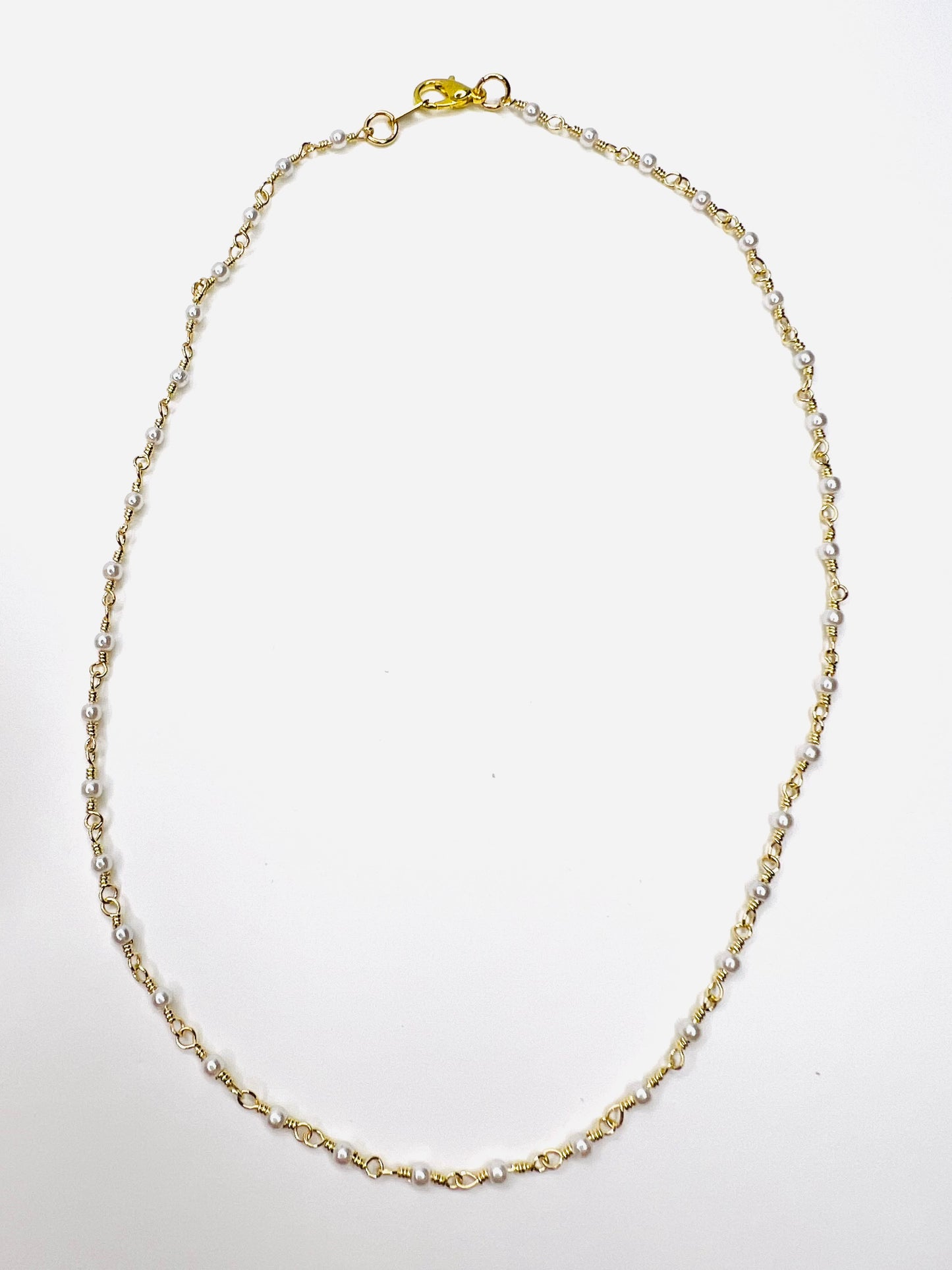 Pearl Rosary Choker