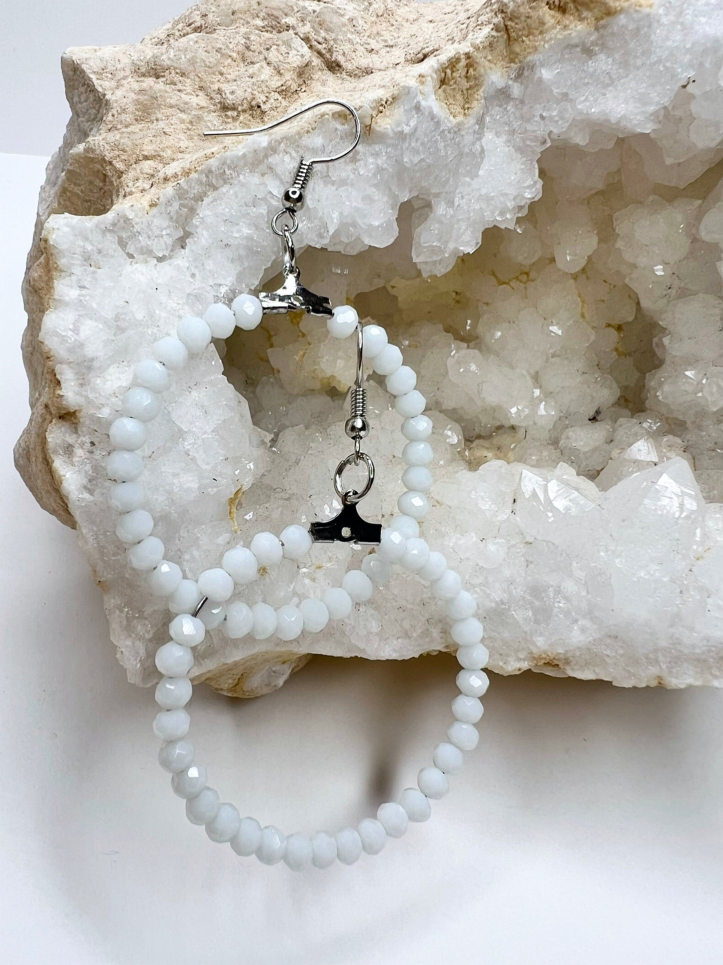 Crystal Hoop Earrings
