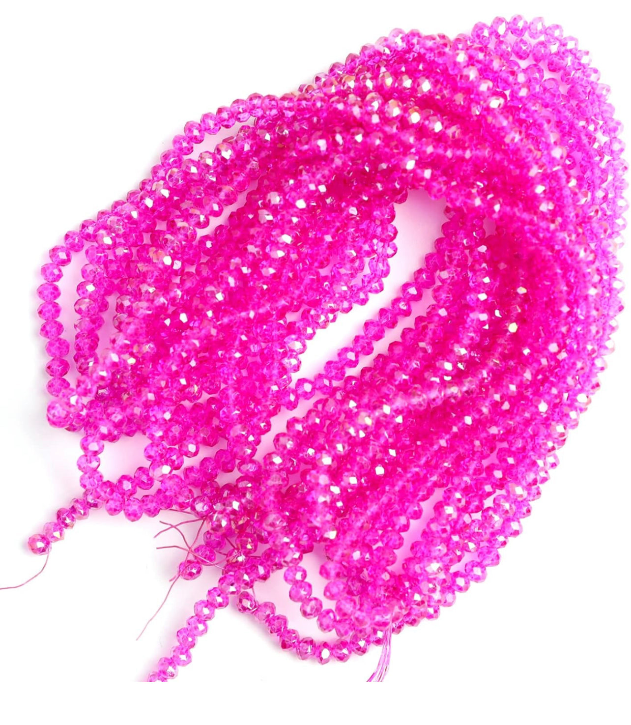 Custom 4mm crystal bead bracelet