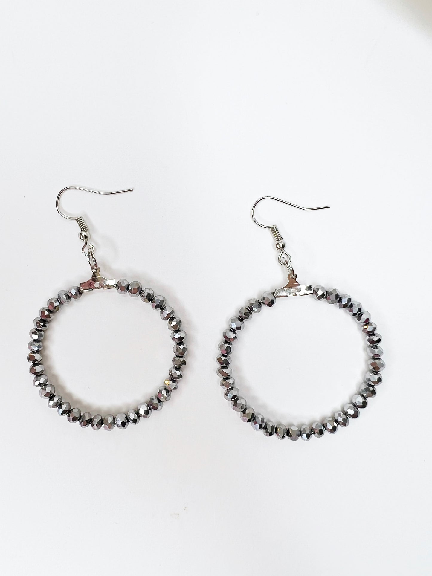 Crystal Hoop Earrings