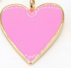Medium Enamel Heart Necklace