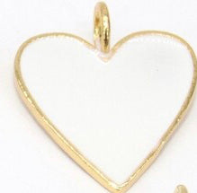 Medium Enamel Heart Necklace